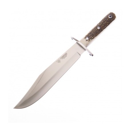 Cu106c Cudeman Cuchillo Bowie Asta De Venado Mova C Fda Piel