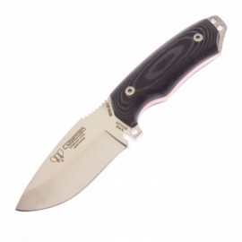 Cu115bb Cudeman Cuchillo Mini Boina Verde C/fnda Piel