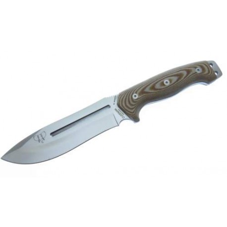 Cu126x Cudeman Spartan Cuchillo Supervivencia Fnda Piel Cafe