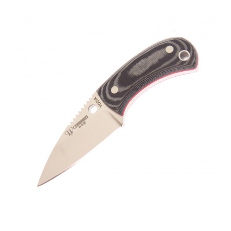 Cu200m Cudeman Cuchillo Yoda De Cuello Micarta N C fda Piel