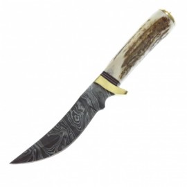 Dm1045 Dm Cuchillo Mountain Hunter De Caceria Damasco Cfda