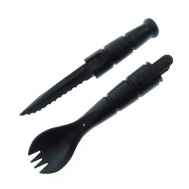 Ka9909 Kabar Tactical Spork Set Cubiertos Y Cuchillo Hobo