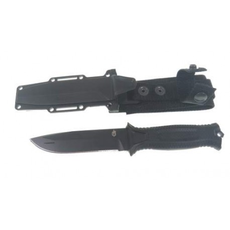 G1038 Gerber Cuchillo Strongarm Negro Filo Plano C/fda