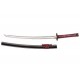 BOM05ZS579 BOKER MAGNUM RED SAMURAI KATANA ALTO CARBON