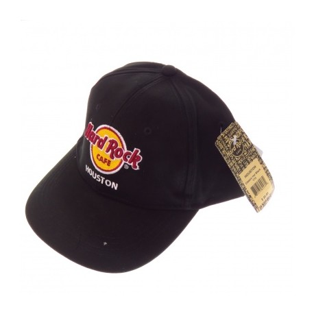 M4526 Hard Rock Cafe Houston Gorra Negra Original Unitall