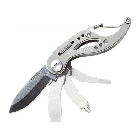 G0206 Gerber Curve Gris Multi Herramienta Llavero Mosqueton