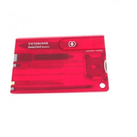 Vn07200t Victorinox Swisscard Quattro Rojo Rubi Multiusos
