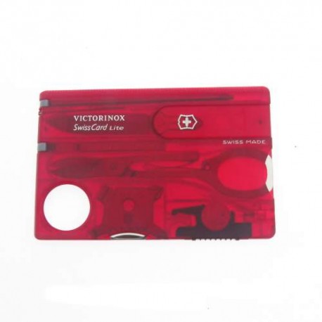 Vn07300t Victorinox Swisscard Lite Led Rubi Multiusos