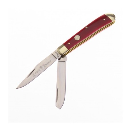 Bo110830 Boker Navaja Trapper 2.0 Hueso Rojo D2 Alto Carbon