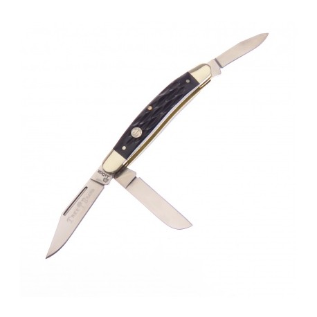 Bo110853 Boker Navaja Stockman Med 2.0 Acero D2 Hueso Obscur