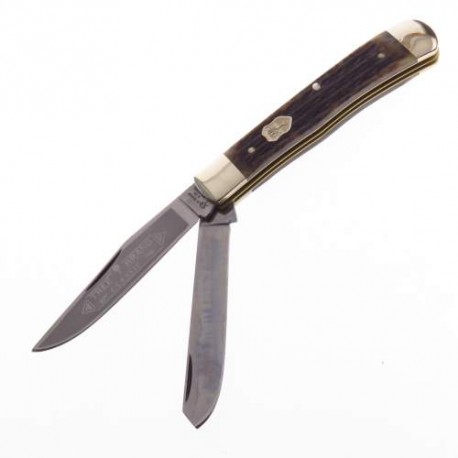 Bo112525ab Boker Navaja Trapper Hueso Caballo Appaloosa