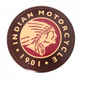 Tsn2160 Letrero Lamina Decorativa Indian Motorcycles Logo