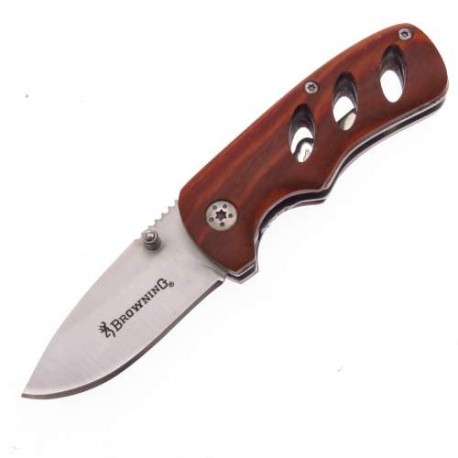 Br0097 Browning Navaja Compact Cocobolo F Liso Con Clip