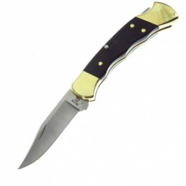 Bu112fg Buck Navaja Ranger Fingergroove Filo Liso C fnda