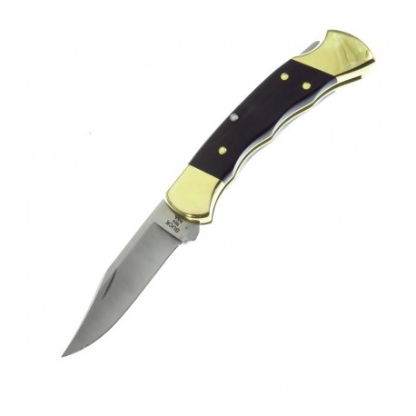 Bu112fg Buck Navaja Ranger Fingergroove Filo Liso C fnda