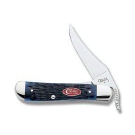 Ca7057 Case Russlock Navaja Azul Hueso Resacado C/seguro