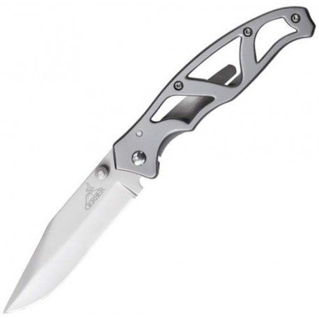 G48444 Gerber Paraframe Navaja Filo Plano Edc C clip