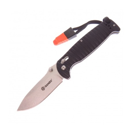 Gag7412bkws Ganzo Navaja G - Lock G10 Con Clip