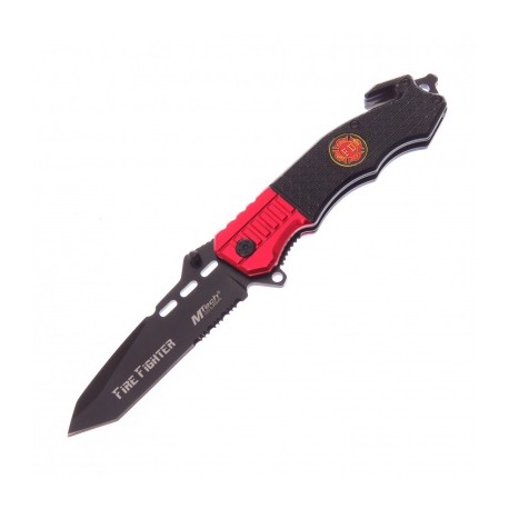 Mt740fd Mtech Navaja De Rescate Bomberos F Combo C clip