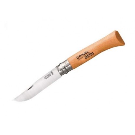 Op113100 Opinel N10 Alto Carbon Navaja Clip Point C Seguro