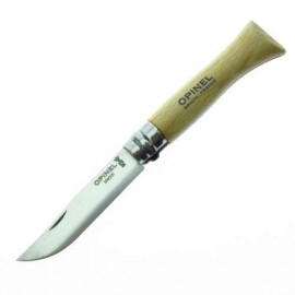 Op23060 Opinel N6 Vri Filo Plano Inoxidable Beechwood