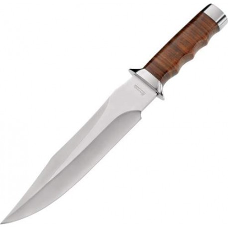 BOM02MB565 BOKER MAGNUM GIANT BOWIE CON FUNDA Y PIEDRA