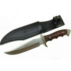 Ci21733 Muela Venecia Cuchillo Caza Filo Plano Con Fnda