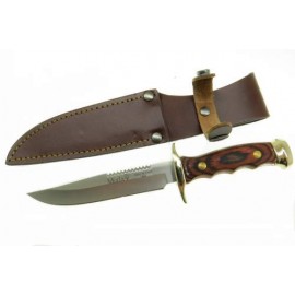 Ci7120 Muela Serie 71 Cuchillo Caza Utilitario Sierra Y Fnda